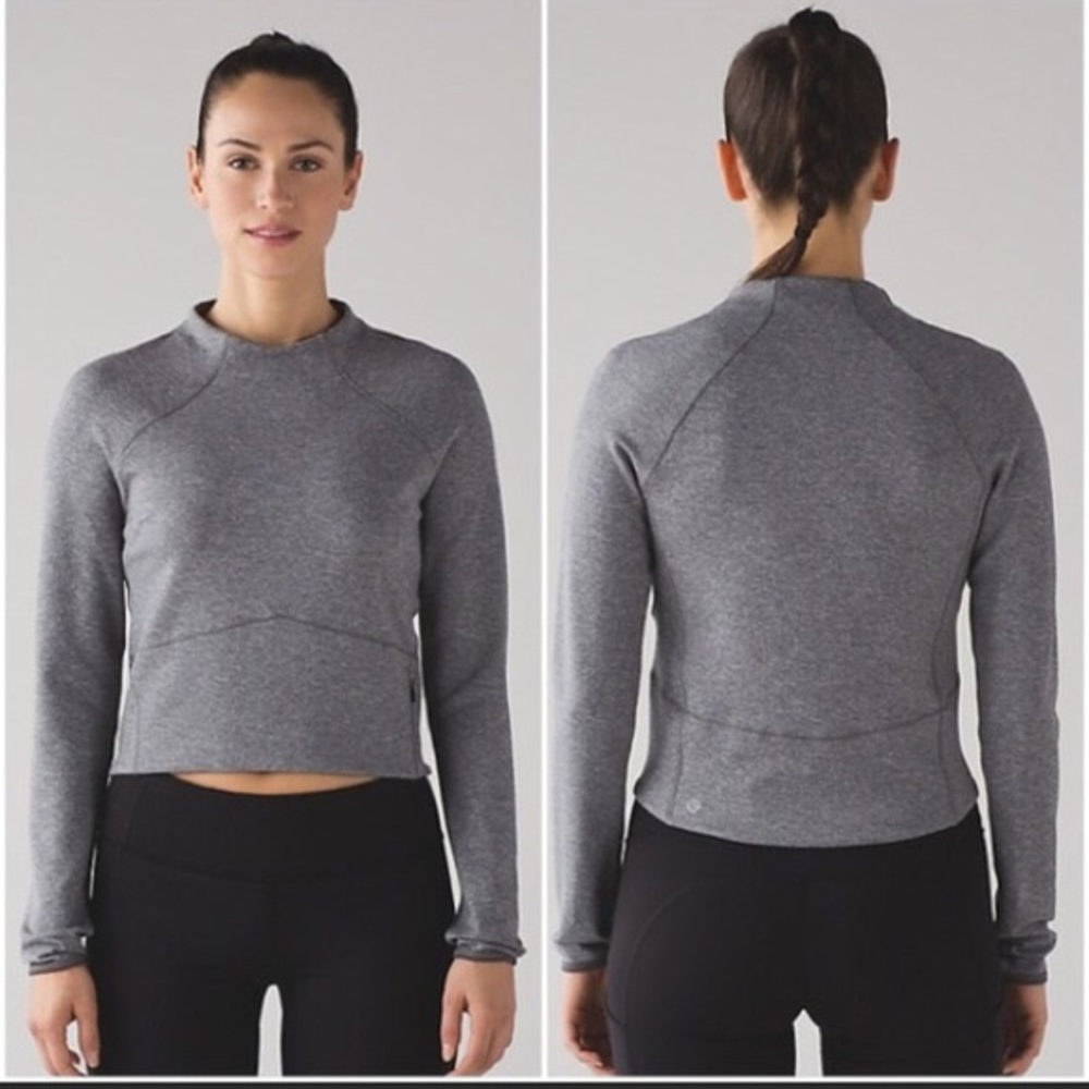 Lululemon Hill and Valley Mock Neck Sweatshirt